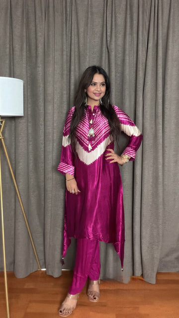 Ziya Set – Gajji Silk Co-ord Ensemble