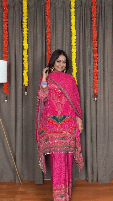 Maisha – Digital Printed Crepe Silk Suit Set