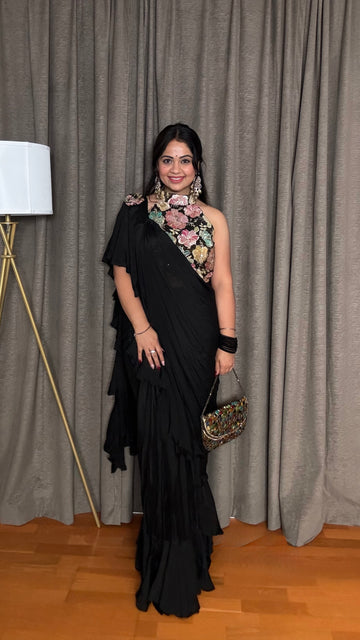 Noctura Pre Stitched Saree