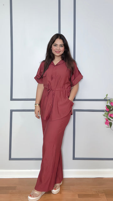 Imported Cotton Co-ord Set – Free Size