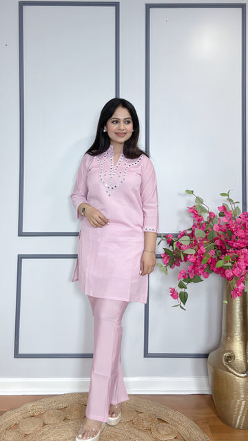 Mirrored Elegance Co-ord Set