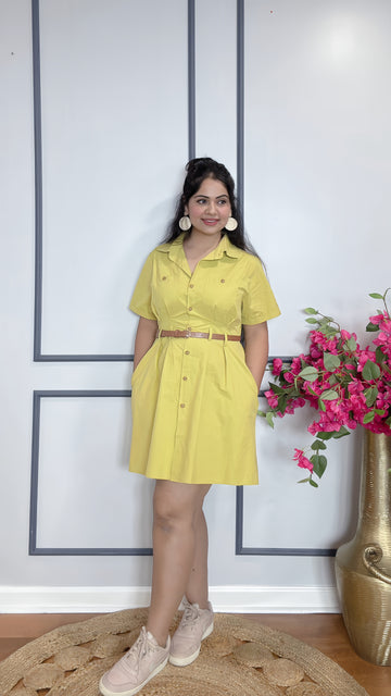 Summer Breeze Cotton Short Dress