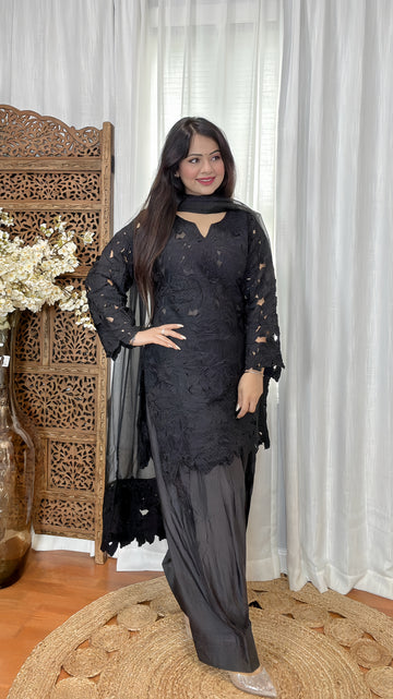 Crochet Farshi Salwar Suit
