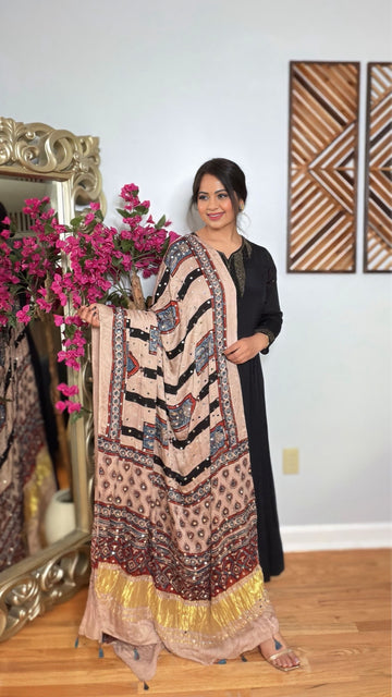 Ruhzaa Ajrak Dupattas