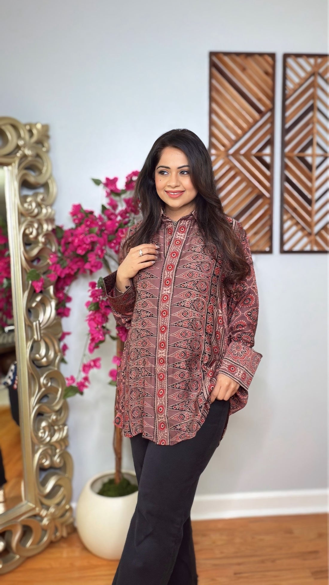 Velmora Ajrak Signature Shirt