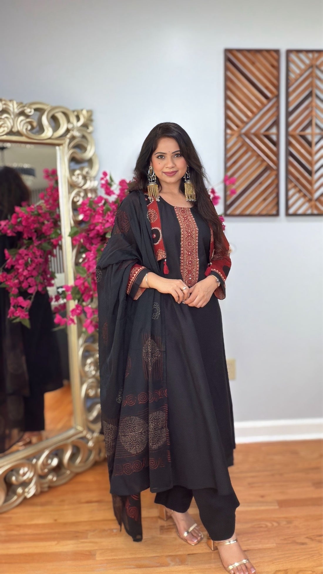 Noirva Ajrak Cotton Set