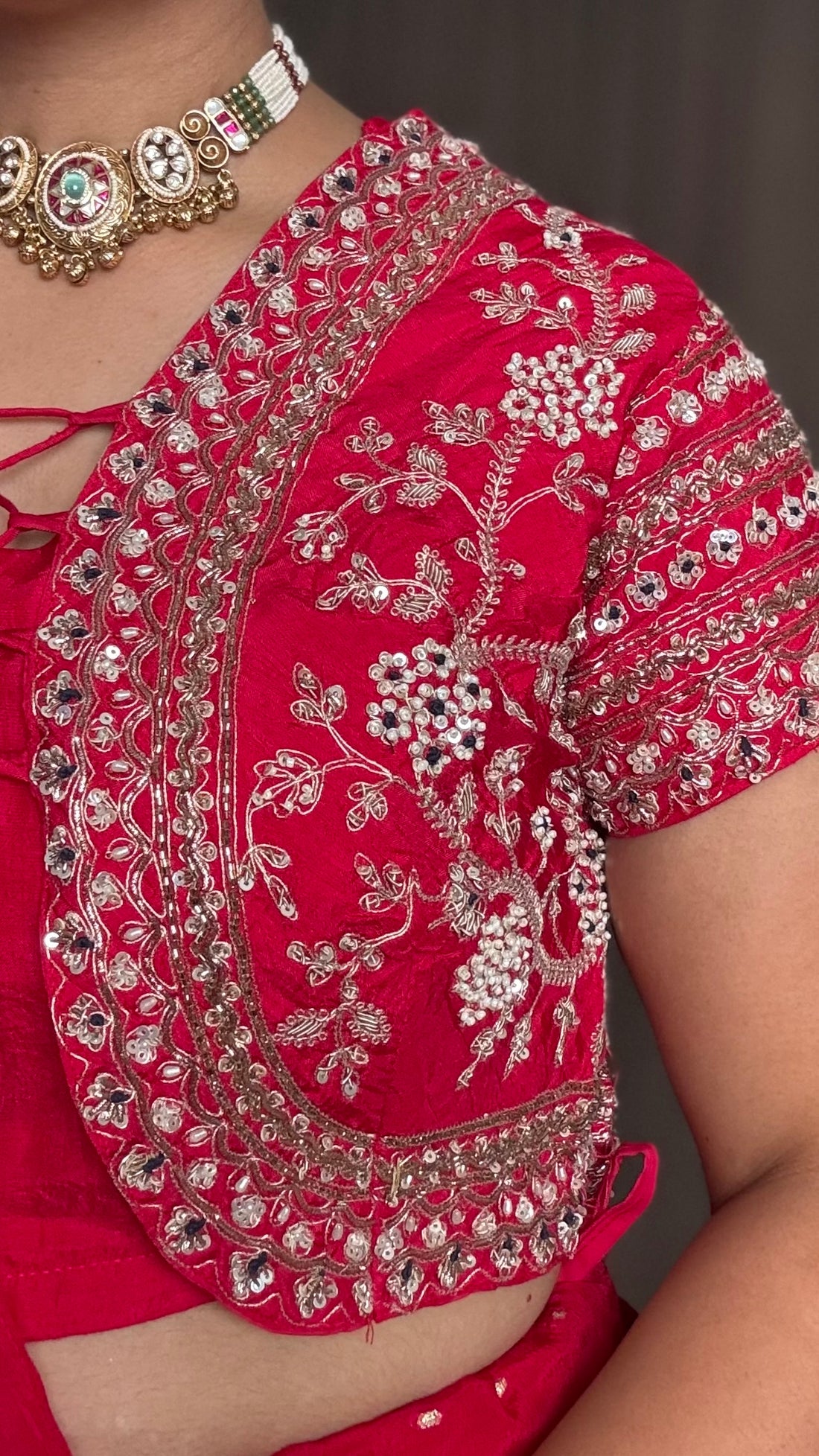 Suhagan Pink Lehenga Saree