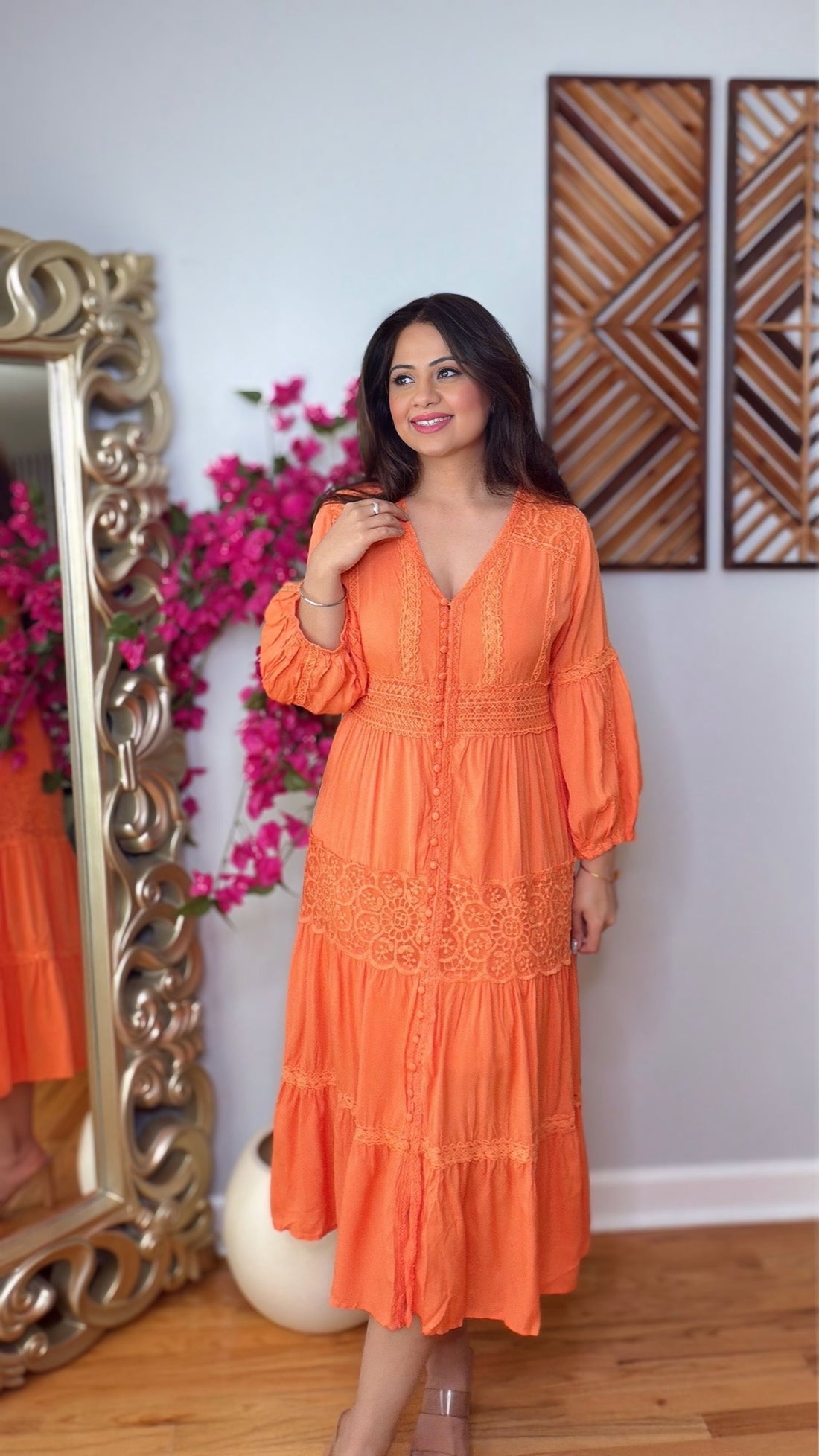 Elira Lace Flow Dress