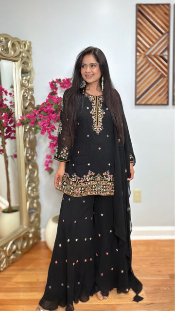 Gulnoor Georgette Sharara Suit