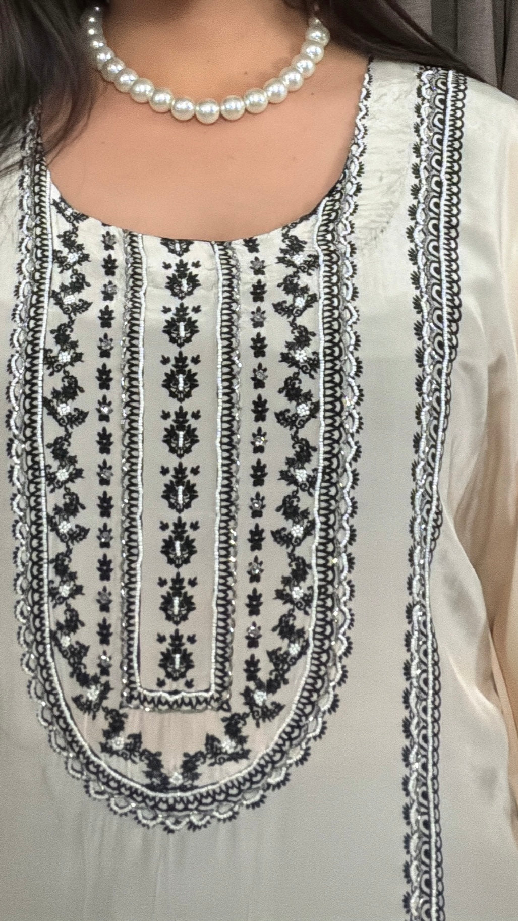 Naima – Crepe Silk Kaftan Set