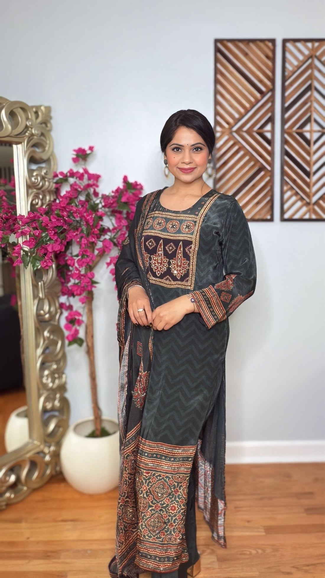 Azhara Ajrak Suit Set