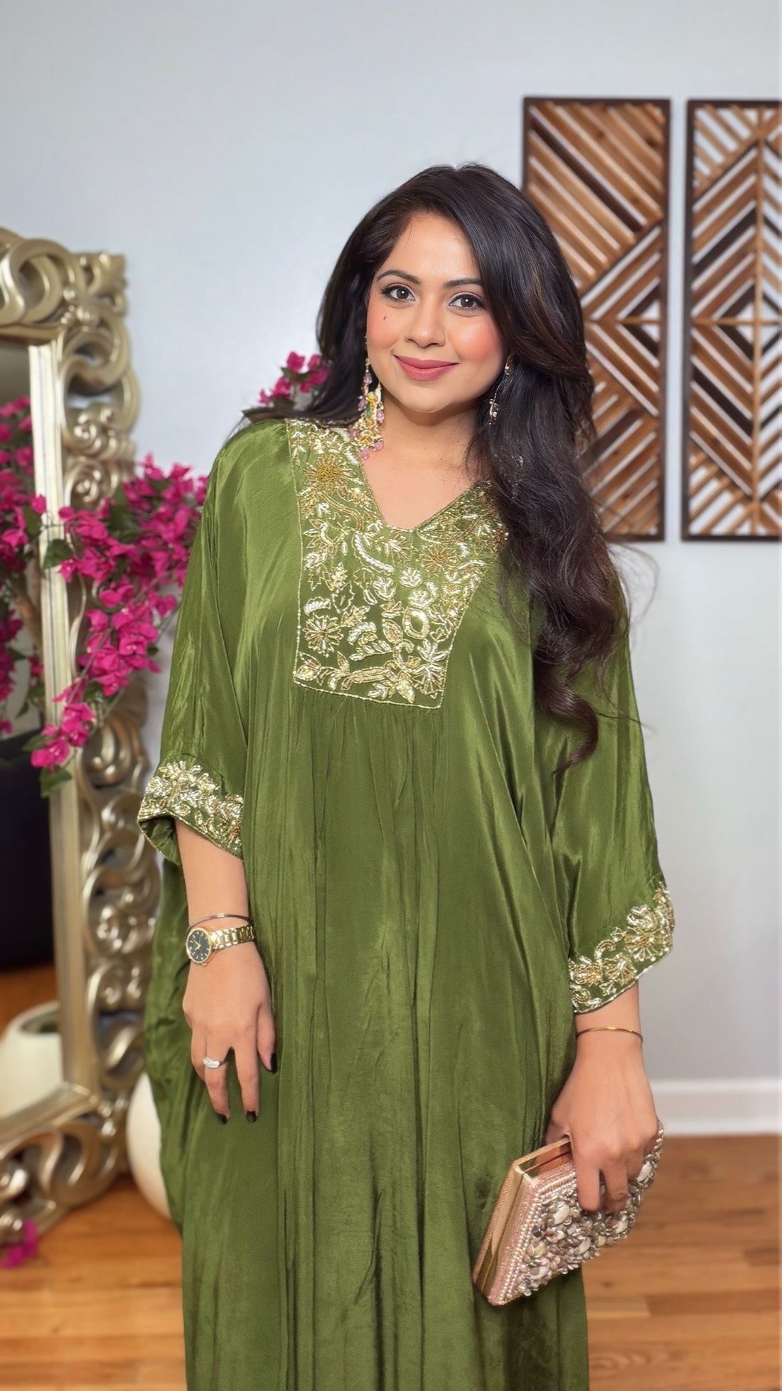 Olivara Luxe Kaftan Set