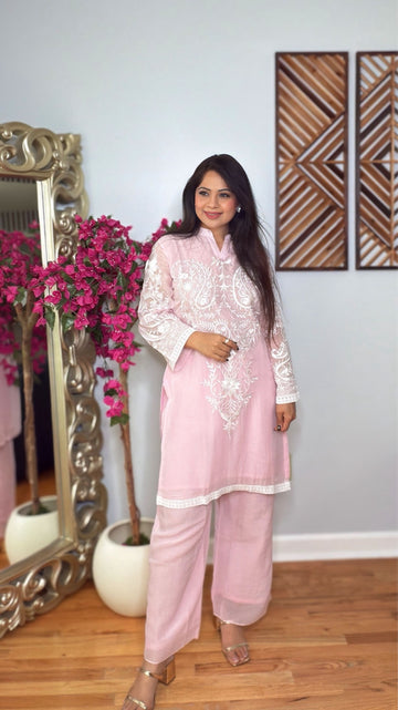 Aveline Mulmul Chanderi Cord Set