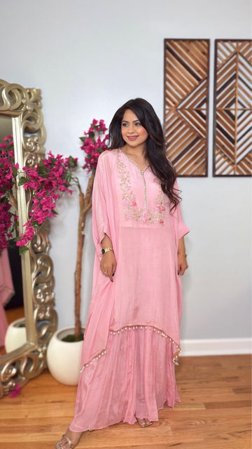 Rosavelle Gharara Kaftan Set