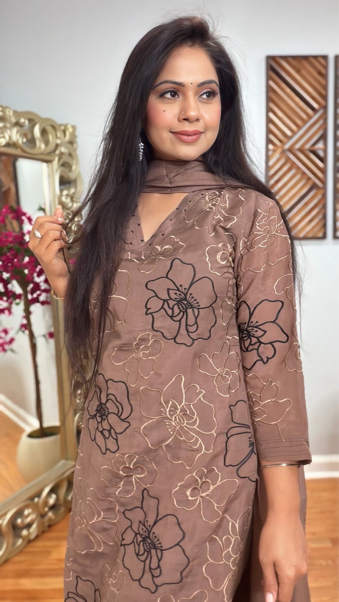 Varnika Muslin Silk Suit