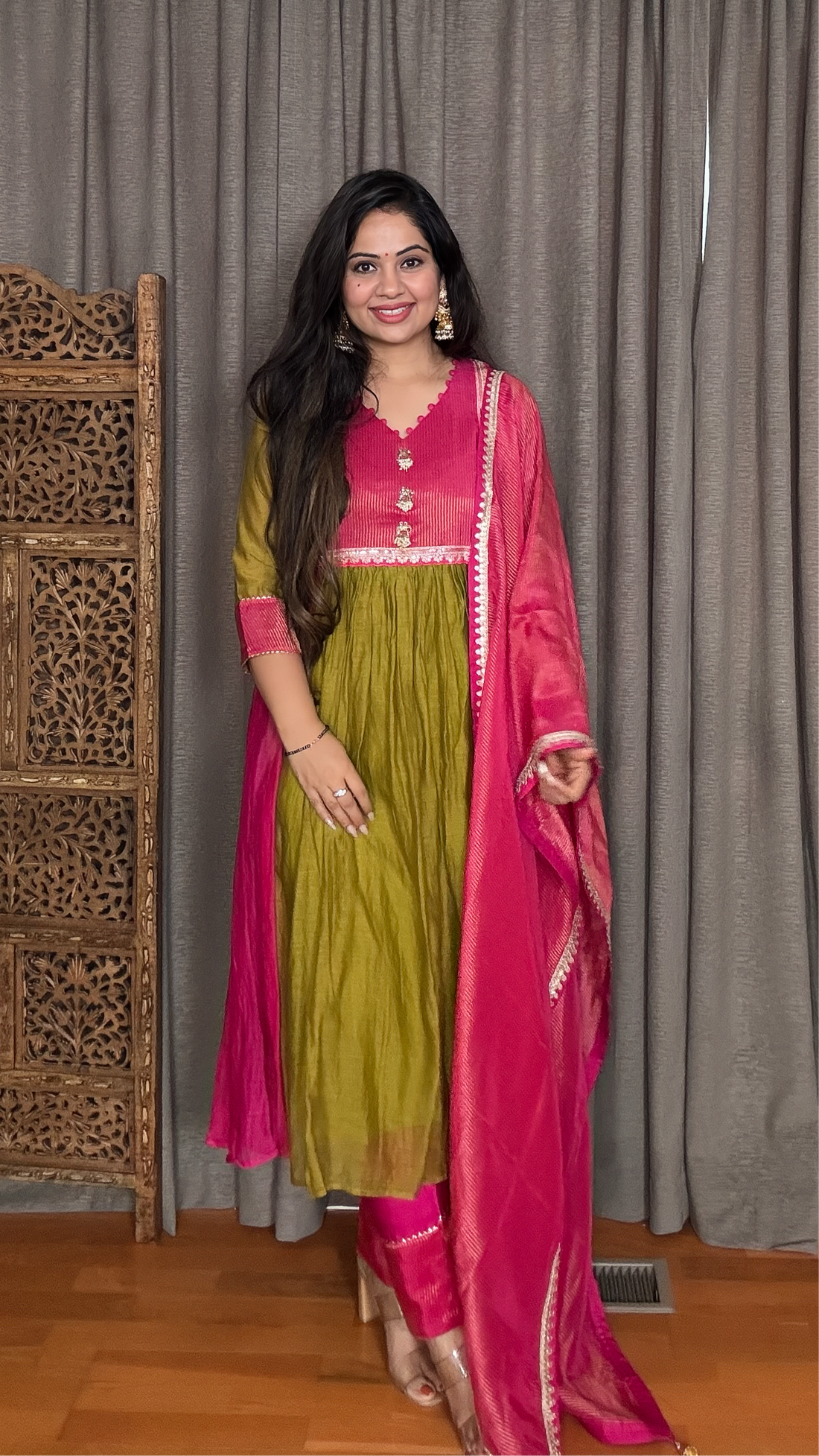 Rang-e-Gul Anarkali Suit
