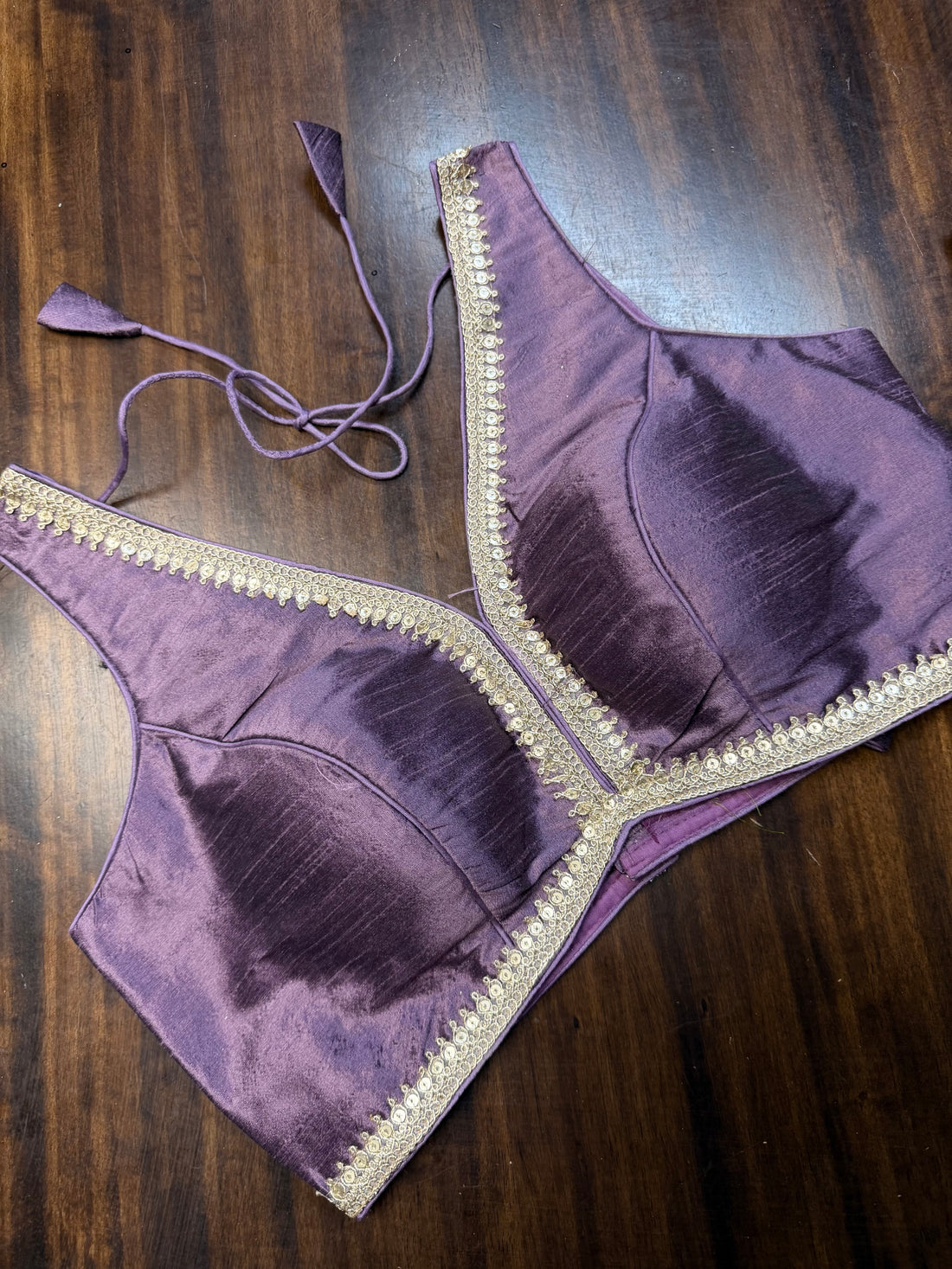 Veyra Raw Silk Zari Blouse
