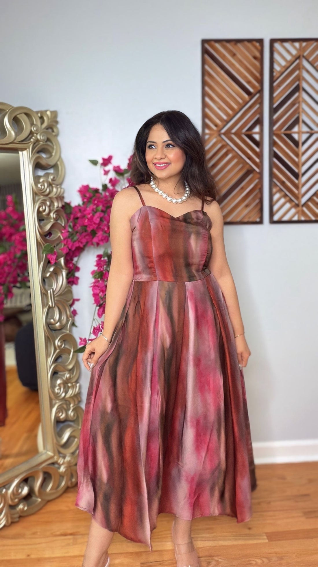 Velmira Satin Aura Dress