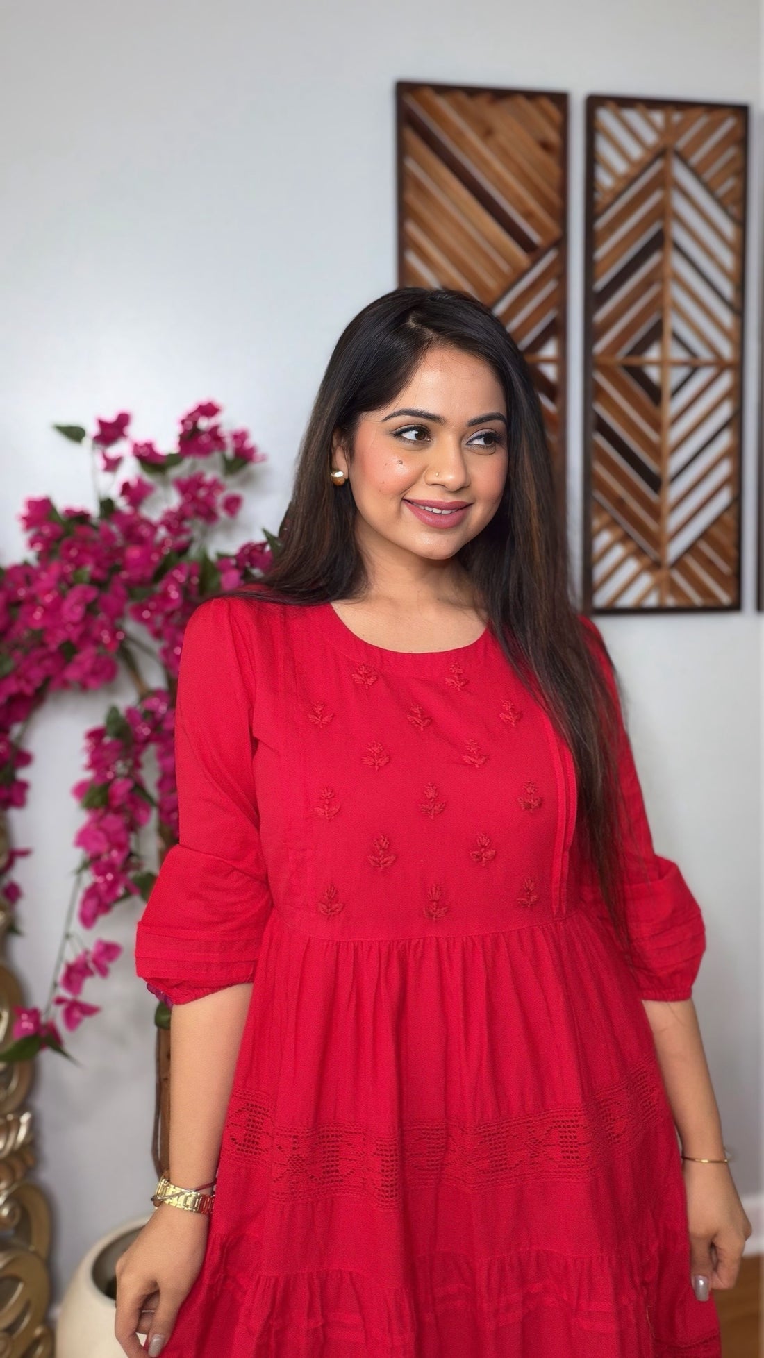 Zelora Scarlet Flow Dress