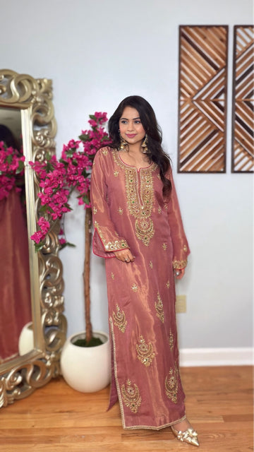 Noor Sheen Kaftan Dress