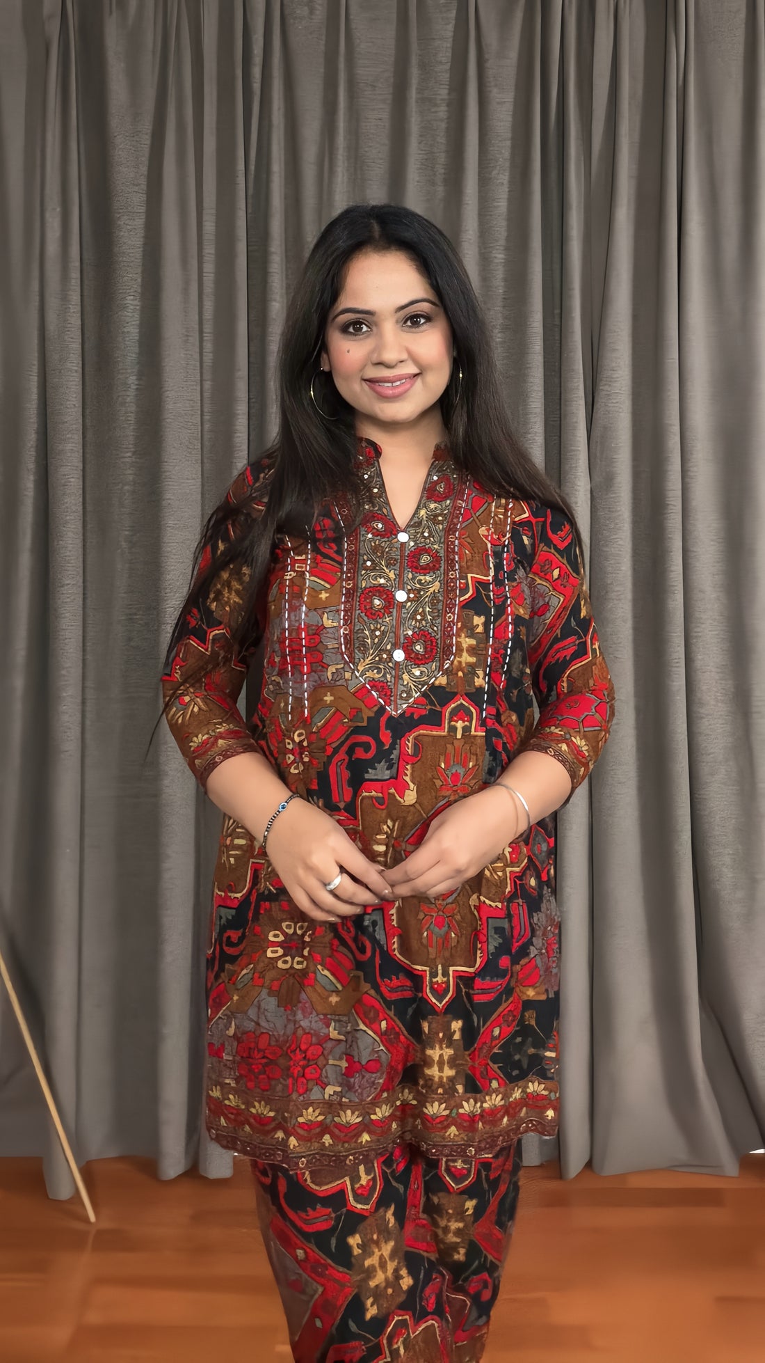 Rudhrika - Rayon Cotton Cord Set