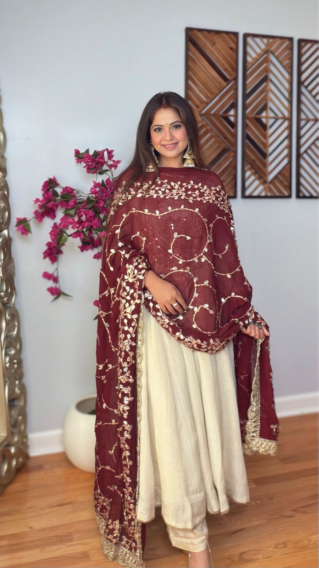 Ruchika Georgette Gotta Patti Dupatta