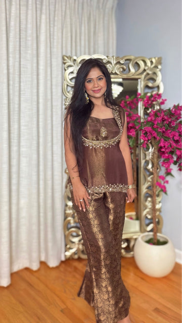Taraash Banarasi Indo-Western Set