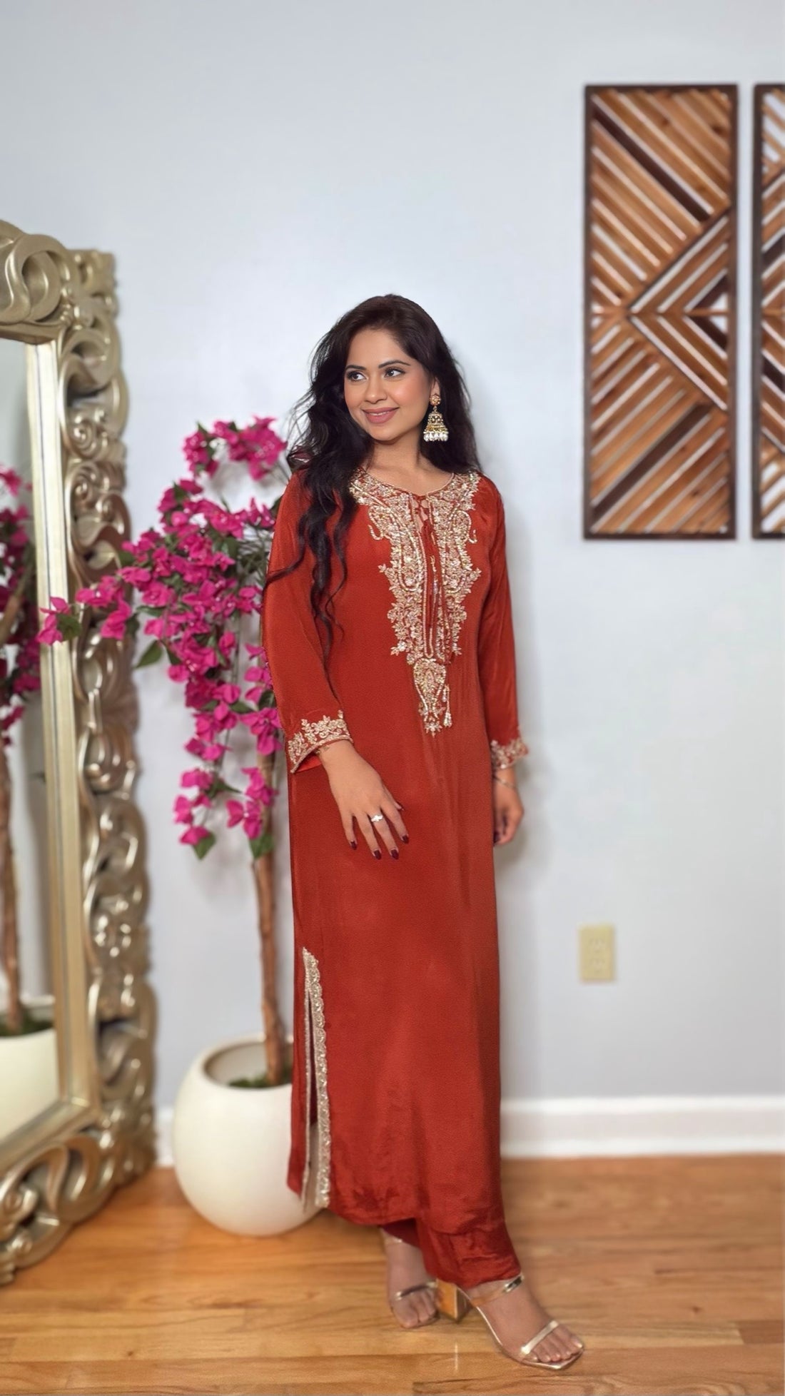Koyna Crepe Silk Kurta Pant Set
