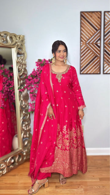 Rangmahal Dola Silk Banarasi Suit