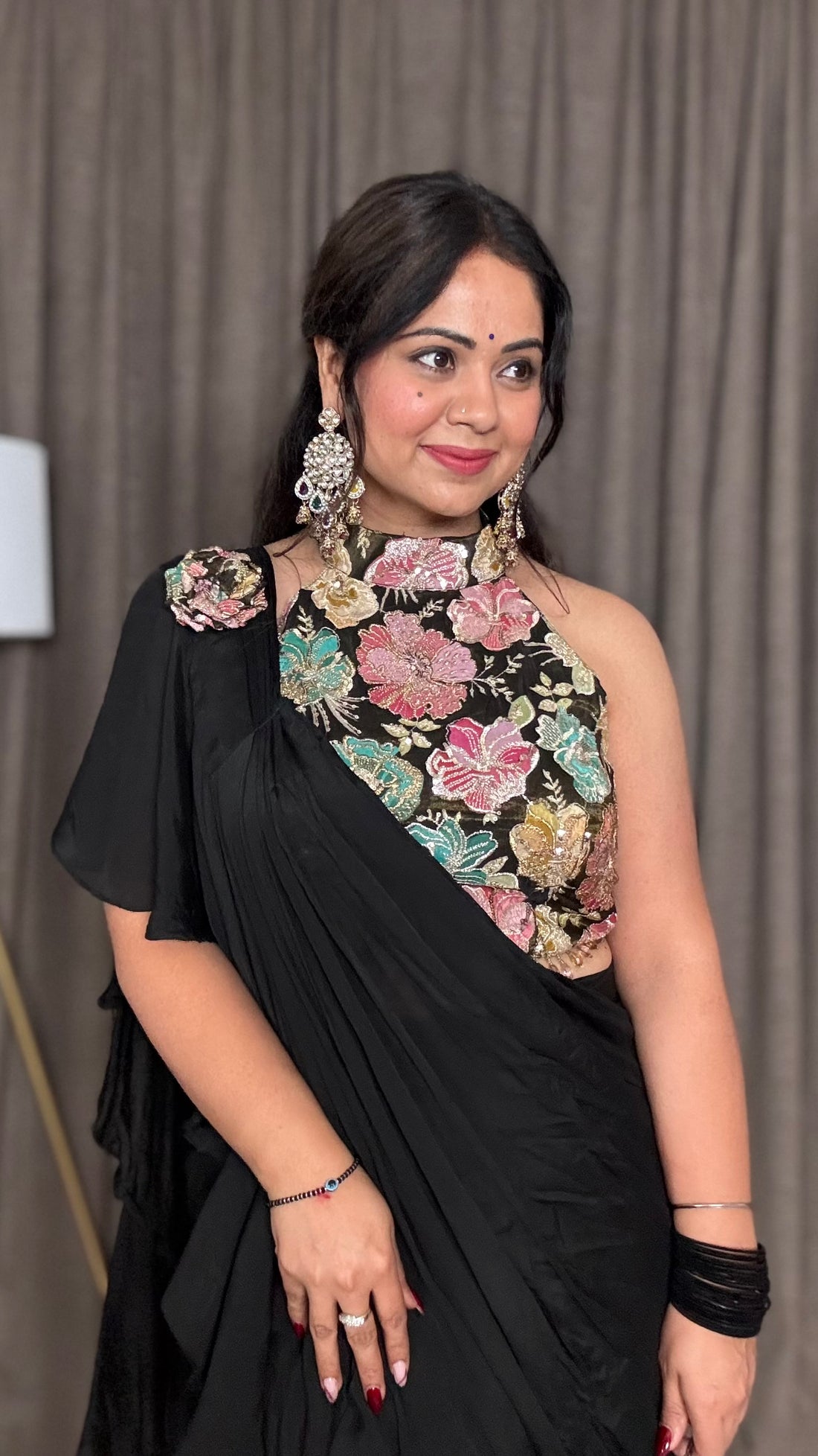 Noctura Pre Stitched Saree