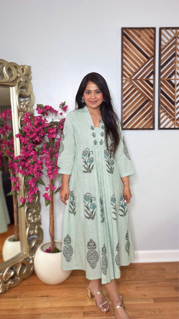 Verdant – Linen Cotton Dress