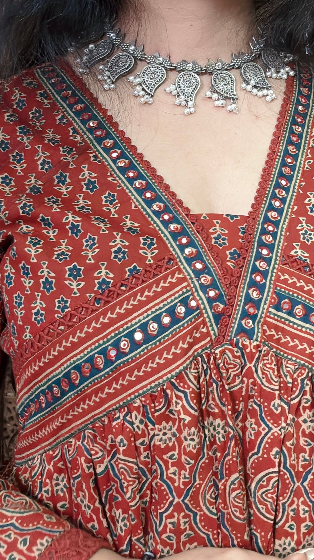 Ruhani Ajrak Cotton Suit
