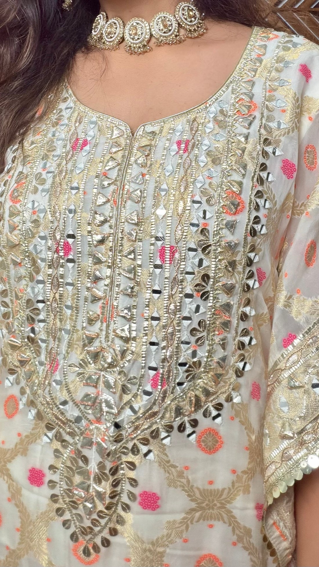 Kanak Festive Kaftan Gharara Set