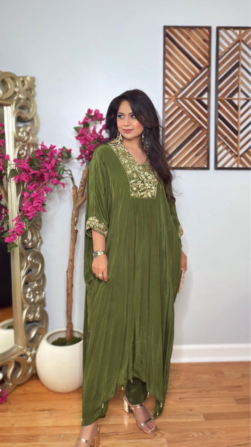 Olivara Luxe Kaftan Set
