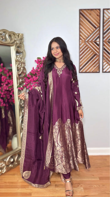 Mehraya Dola Silk Banarasi Suit