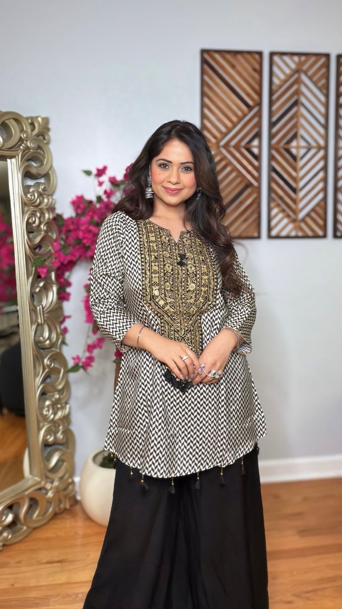 Aevra Noir Regal Coord Set