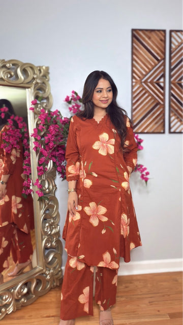 Sahira Bloom Cotton Coord Set