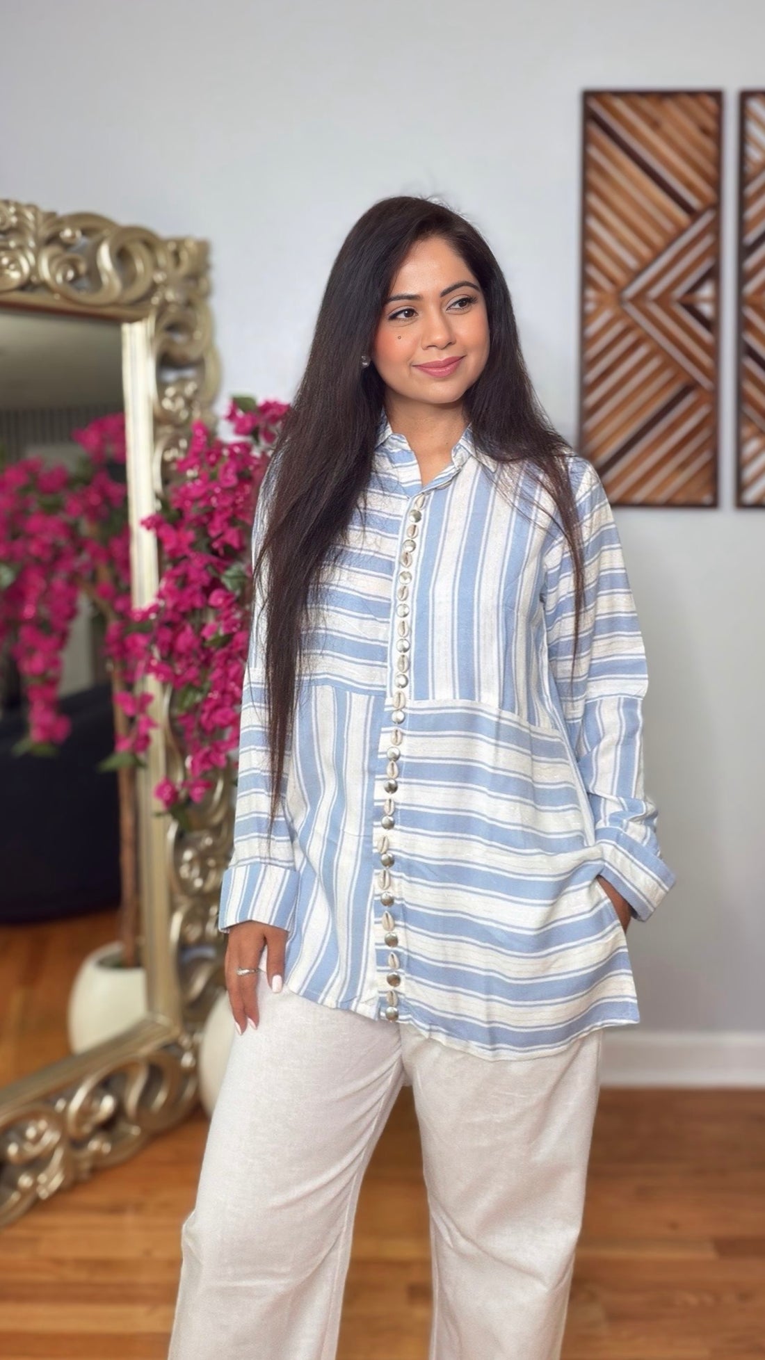 Serelle Striped Cord Set