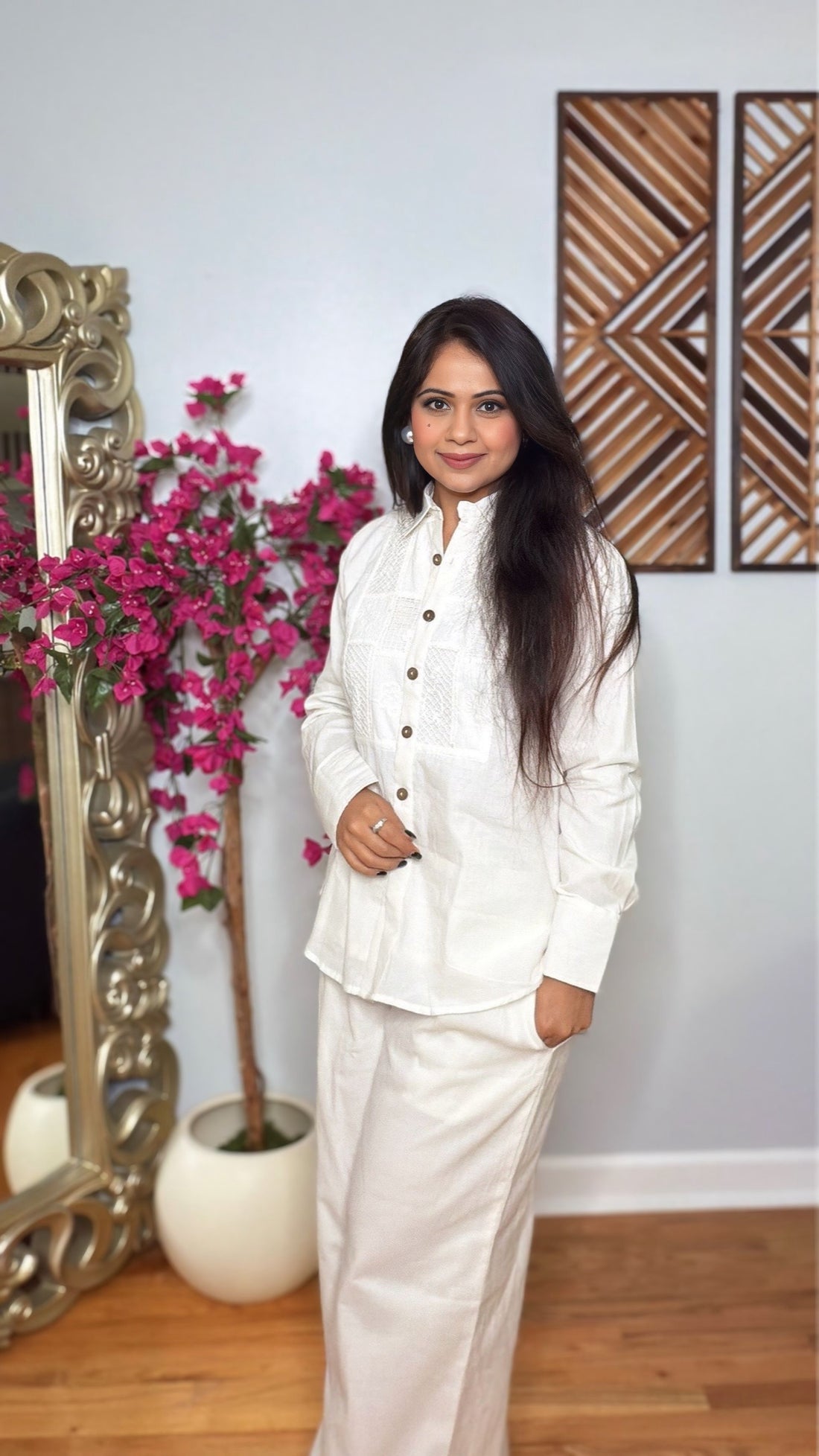 EIRYA-Pure Cotton Lined Cord Set