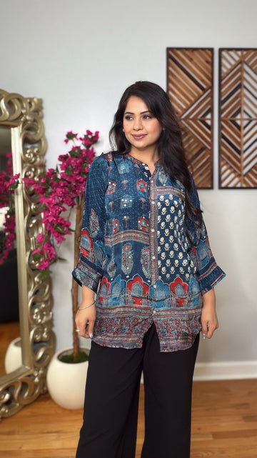 Noorin Ajrak Shirt