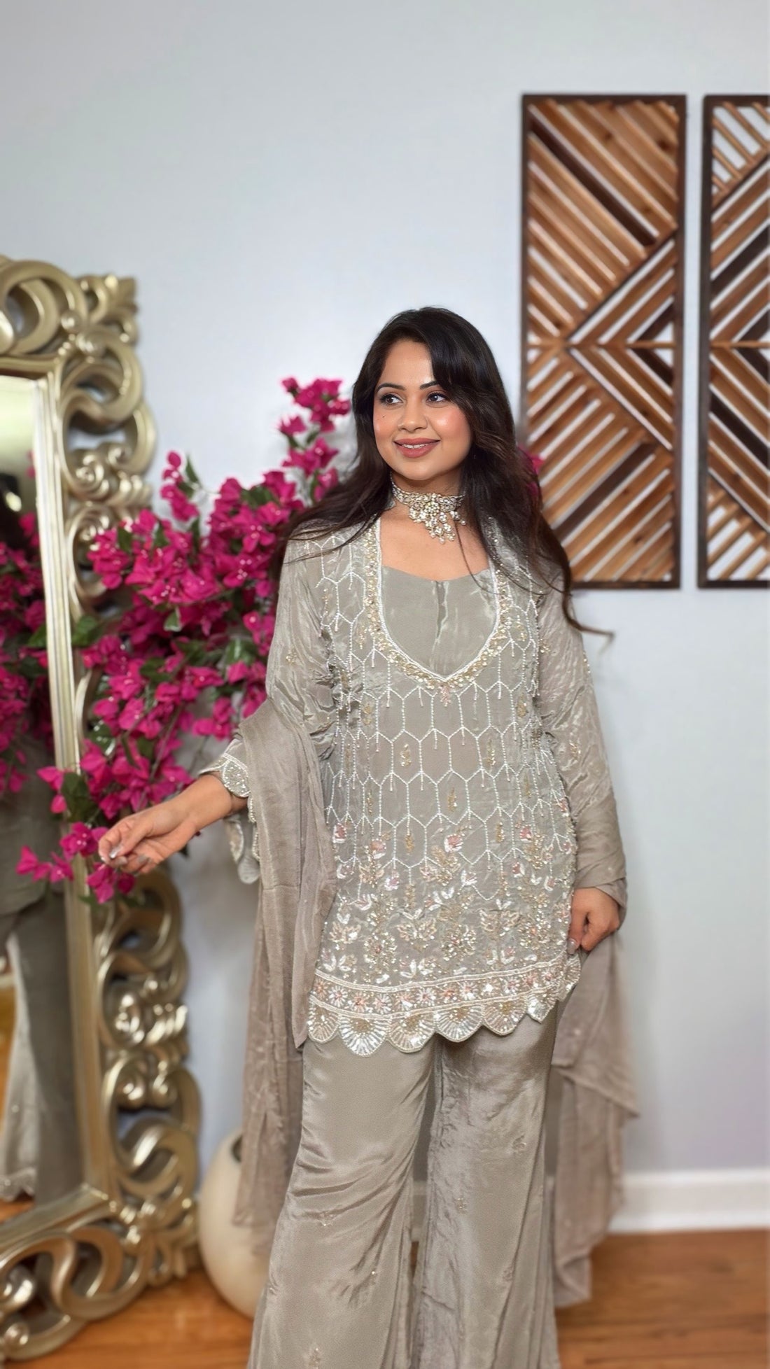 Zenvira Luxe Bustier Suit Set