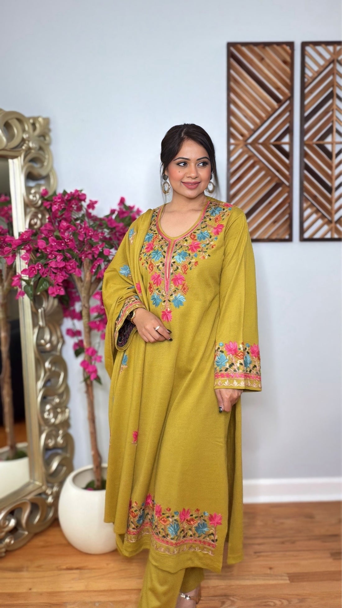 Zehnara – Soft woolen kurta set