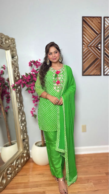 Harvini – Georgette Leheriya Suit Set
