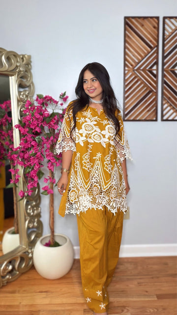 Vareesha Cotton Farshi Cord Set