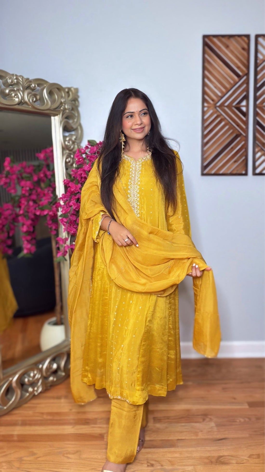 Sehaj Chinon Anarkali Set