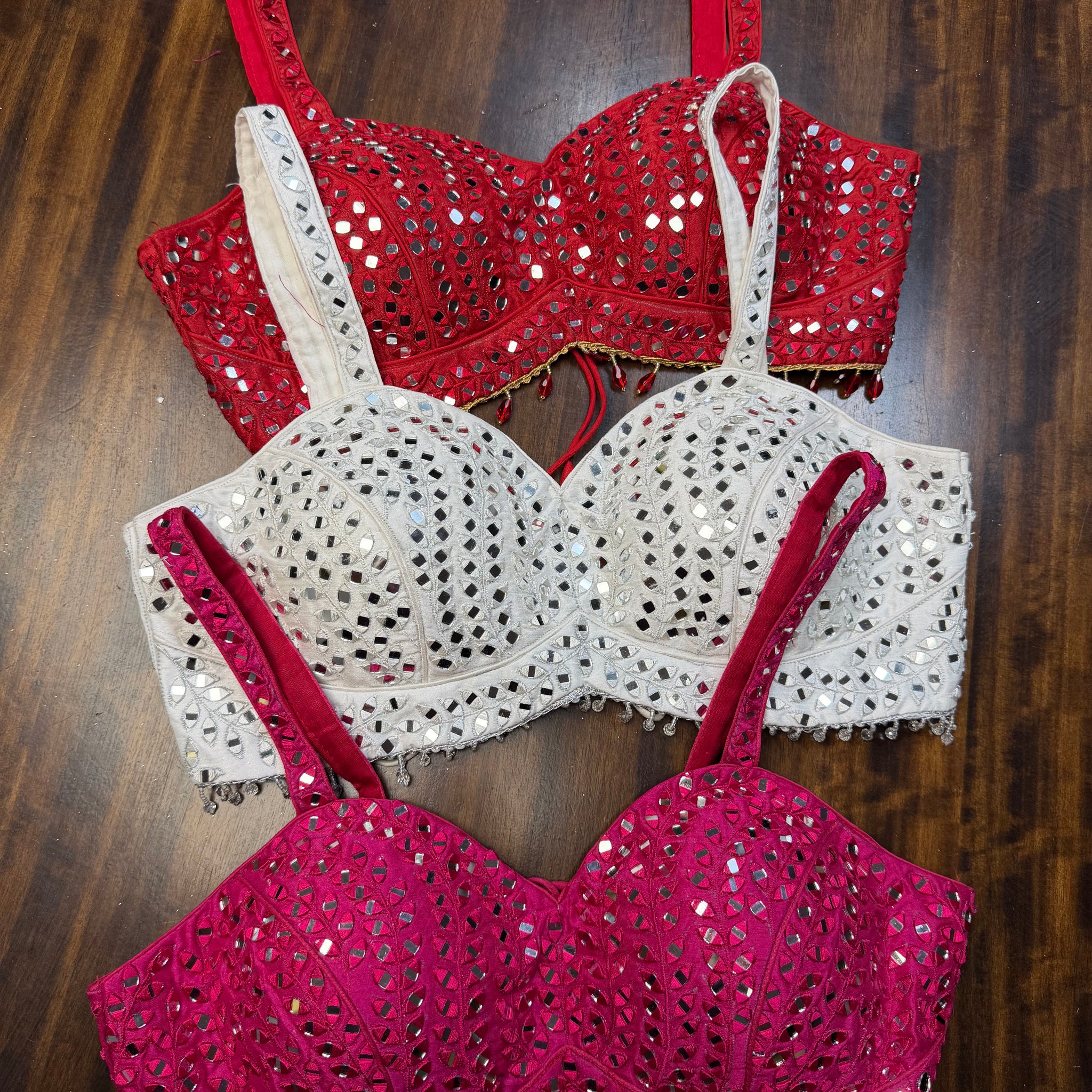 Meira Mirror Strappy Blouse
