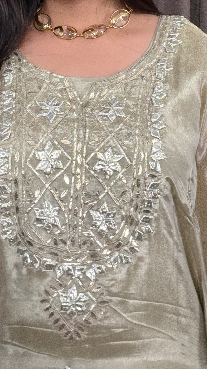 Rishani – Tissue Silk Kaftan Set