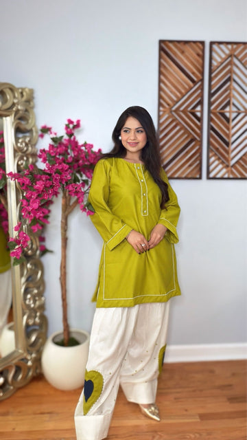 Mireya Linen Farshi Coord Set