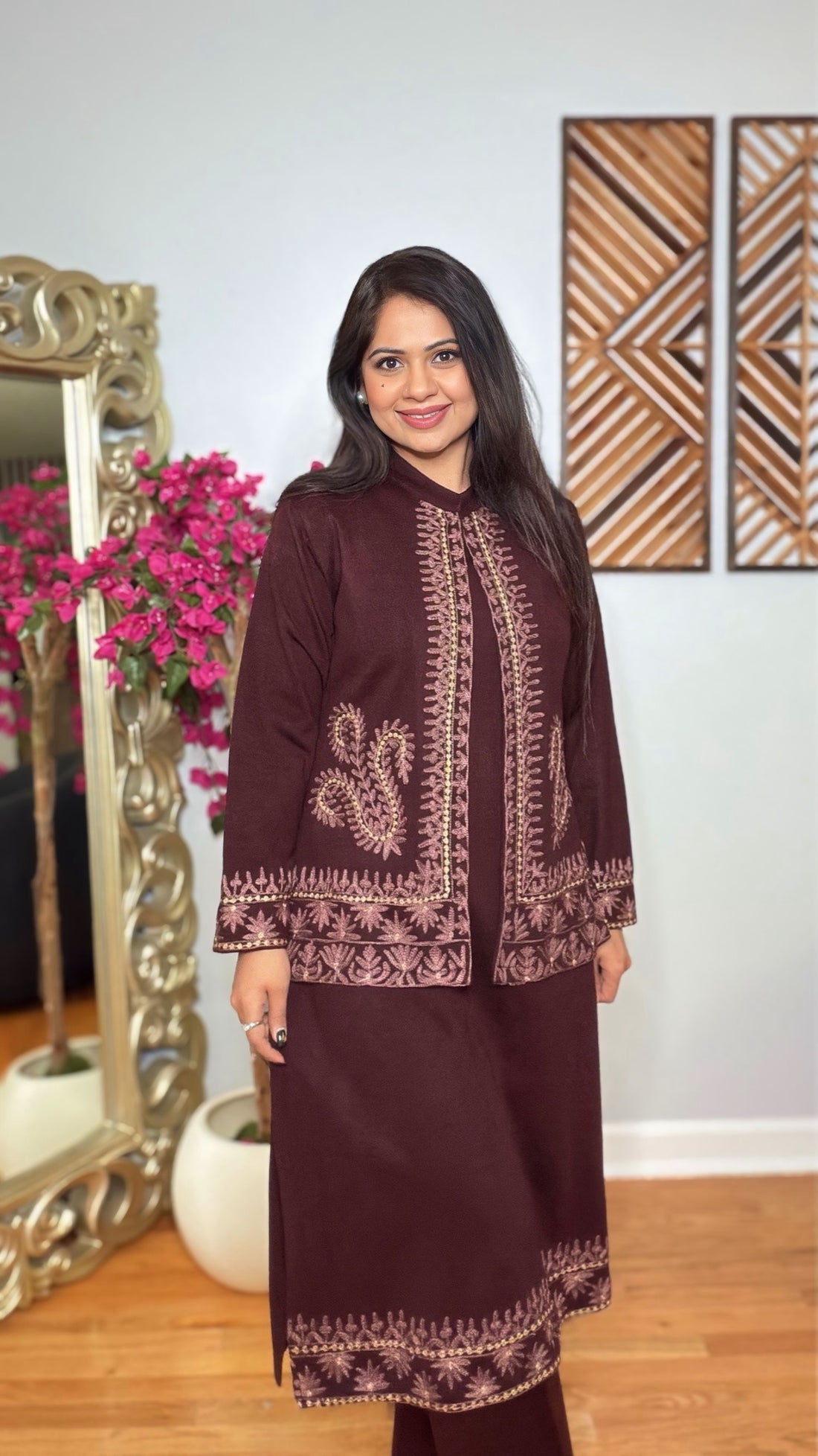Zareenah Woolen Cord Set