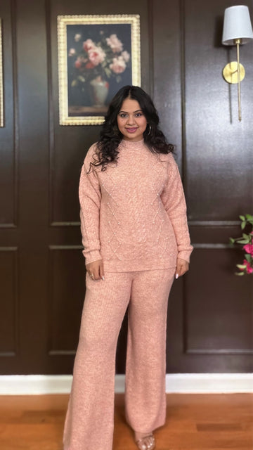 Luniva – Soft Wool Knit Co-ord Set